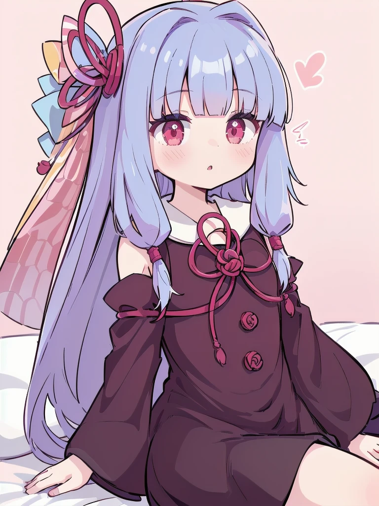 (((Akane Kotonoha and Aoi Kotonoha)))、(((lying on the bed)))、(((２girl girl)))、(kotonoha akane, hair ribbon
black dress, detached sleeves, wide sleeves, bare shoulders)、 (kotonoha aoi
hair ribbon, blue hair, red eyes, very long hair,blunt bangs)、