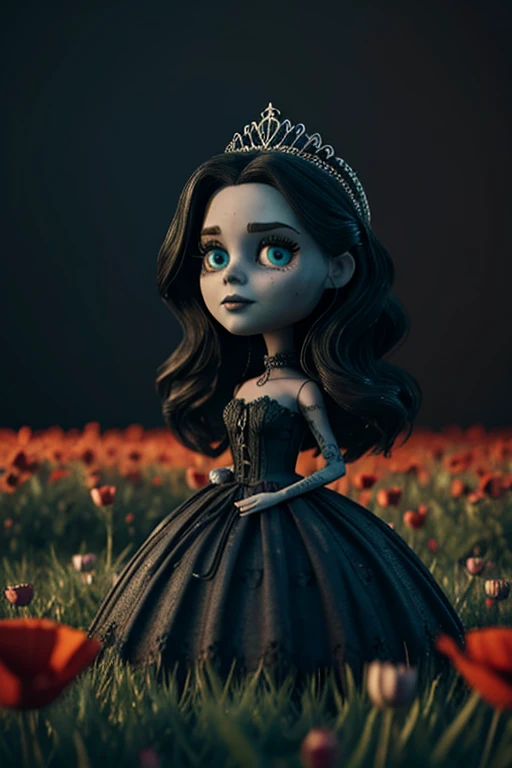 8K, ARTISTIC photogrAphy, best quAlity, mAsterpiece: 1.2), A (potrAit:1.2) Tim Burton's Corpse Bride style Diseny Toon Doll, in a field of flowers poppies with red petals , full body RAW candid cinema, 16mm, color graded portra 400 film, remarkable color, ultra realistic, sad admosphere, dark lighting, oppressive atmosphere, depressive colors, kodak portra 400, photograph,r, Natural Light, Salvatrucha tatoos, Crown Metal, Pinhead lighgts, blur reflection, Brush Strokes, Smooth, abstract, Splatter, Oil On Canvas, rainbow colors, fractal isometrics details bioluminescens : a stunning realistic photograph of wet bone structure, 3d render, octane render, intricately detailed, titanium decorative headdress, cinematic, trending on artstation | Isometric | Centered