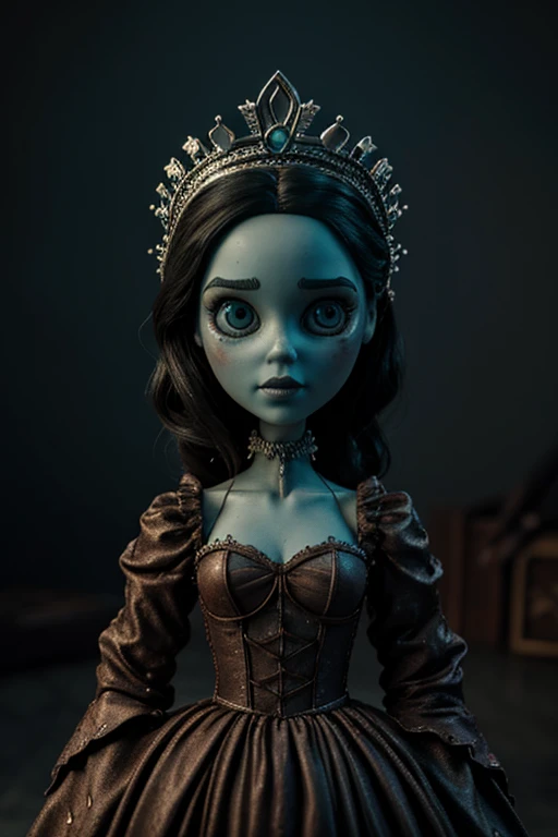 8K, ARTISTIC photogrAphy, best quAlity, mAsterpiece: 1.2), A (potrAit:1.2) Tim Burton's Corpse Bride style Toon Doll, in a Dragon's Lair , full body RAW candid cinema, 16mm, color graded portra 400 film, remarkable color, ultra realistic, sad admosphere, dark lighting, oppressive atmosphere, depressive colors, kodak portra 400, photograph,r, Natural Light, Salvatrucha tatoos, Crown Metal, Pinhead lighgts, blur reflection, Brush Strokes, Smooth, abstract, Splatter, Oil On Canvas, rainbow colors, fractal isometrics details bioluminescens : a stunning realistic photograph of wet bone structure, 3d render, octane render, intricately detailed, titanium decorative headdress, cinematic, trending on artstation | Isometric | Centered