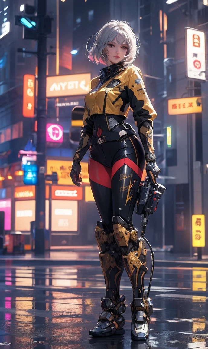 Red + gold scifi mech suit, intricate detail, artstation, Japna Gundam, full body image, nreal Engine, DOF, Super-Resolution, Megapixel, Cinematic Lightning, Anti-Aliasing, FKAA, TXAA, RTX, SSAO, Post Processing, Post Production, Tone Mapping, CGI, VFX, SFX, Insanely detailed and intricate, Hyper maximalist, Volumetric, ultra photorealultra-detailed intricate details, Super detailed, Full color Volumetric lightning, Realistic, Hyper realistic, Photorealistic, Unreal Engine, 8