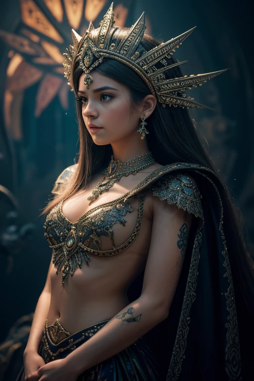 8K, ARTISTIC photogrAphy, best quAlity, mAsterpiece: 1.2), A (potrAit:1.2) Don Bluth Style doll, in a Dragon's Lair, full body RAW candid cinema, 16mm, color graded portra 400 film, remarkable color, ultra realistic, sad admosphere, dark lighting, oppressive atmosphere, depressive colors, kodak portra 400, photograph,r, Natural Light, Salvatrucha tatoos, Crown Metal, Pinhead lighgts, blur reflection, Brush Strokes, Smooth, abstract, Splatter, Oil On Canvas, rainbow colors, fractal isometrics details bioluminescens : a stunning realistic photograph of wet bone structure, 3d render, octane render, intricately detailed, titanium decorative headdress, cinematic, trending on artstation | Isometric | Centered