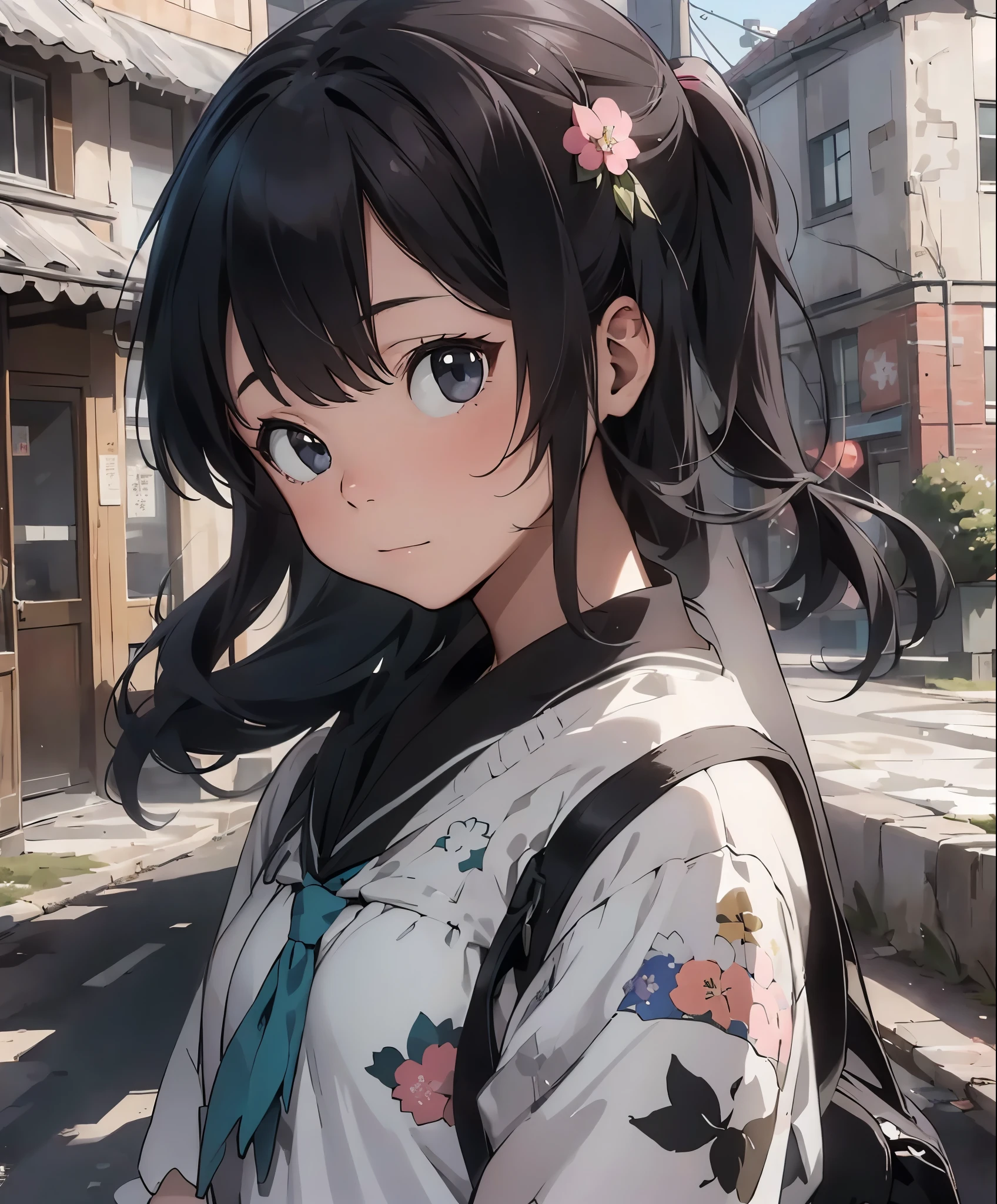 (masterpiece、最高quality、最高quality、official art、beautiful beautiful:1.2)、(1 girl:1.3)Hatsune Miku、twin tails,Big Girl、（（The usual eyes））、head of&#39;artwork、優れたquality、je女の子 du sanctuaire、primary school student、gray hair、Sanctuary Background、beautiful background、beautiful hair、beautiful eyeignon Petit、Very cute stuff、quality&#39;top image