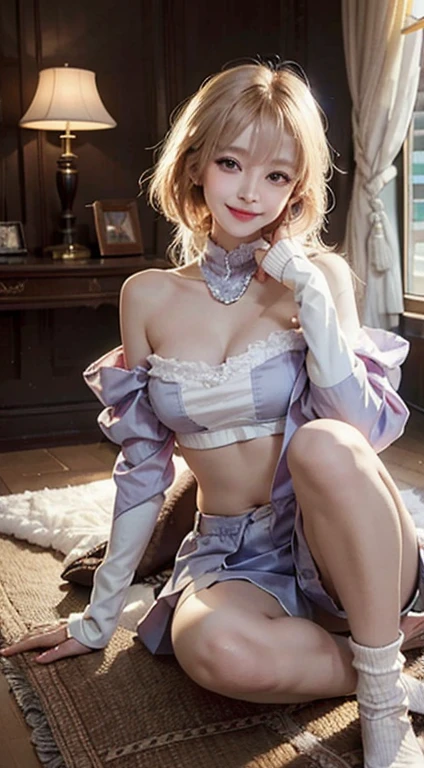 /*Quality writing*/
of the highest quality, 16 K, masutepiece, hyperdetailed face, very detailed lips, Detailed eyes, Realistic pupils,Perfect plump huge breasts,perfect big ass,perfect leg,ultra-detailed hair,
BREAK,
/*Characters and expressions*/
(Extremely beautiful girl:1.3), Asian Girl, 1 girl, Light on Face, 18 years old, (((Very sweet smile))), (pony tail hairstyle), Black hair,
BREAK
/*garments*/
(Maids:1.1), See-through, Fluffy ruffles, (Maids:1.1), (bright pink:1.2), (Bewitching costumes:1.3), (White and yellow shades:1.2), (Extravagant ruffles and lace:1.2), (voluminous skirt:1.3), (Emphasized sufficient cleavage:1.1), (The most gorgeous necklaces in the world), (The most gorgeous earrings in the world),(Pants that show through the pubic area),The most gorgeous opera gloves in the world,
BREAK
/*Pose*/
(Marilyn Monroe),Obscene poses), (Show panties:1.3),
BREAK
/*Angular posture*/
(Sparkling night sky:1.2), (The atmosphere of a maid café:1.3), Looking at Viewer