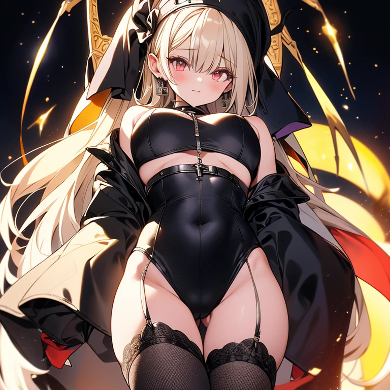 stockings, egyptian clothes, 1girl, perfect face, perfect eyes, detailed hair, outfit perfect, perfect body, perfect anatomy, perfect chest, perfect hips, perfect legs and feet, perfect hands, dynamic pose, dynamic background, shiny skin, ultra detailed eyes, ultra detailed clothing, blacklight, neon, darkroom, glowing eyes, looking at the viewer