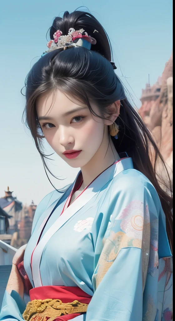 Zhong Fenghua, Gorgeous Hanfu, official art, unified 8k wallpaper, super detailed, Pretty and pretty, masterpiece, best quality, (Tangled, Tangled, Tangled), (fractal art: 1.4), (character center: 1.3), 1 girl, Dragon rapes girl, shoakking domineering chinese dragon, Detailed tap, black hair, long ponytail, China人, Off-the-shoulder style,, Very detailed, Dynamic angle, Denim lenses,Exposing leg skin, (Chaos in its most beautiful form), ethereal, (bright colors), oak, (half: 1.2), China, (Thangka Feitian: 1.5), (ribbon: 1.3), (Dream: 1.5), (hanfu: 1.5), China人 Dragon, China人 Phoenix, (Smile: 0.5), (China人 God), (masterpiece, top quality, best quality, Extreme details, highest detail, official art, Beauty and Aesthetics: 1.2), golden ratio, complete composition