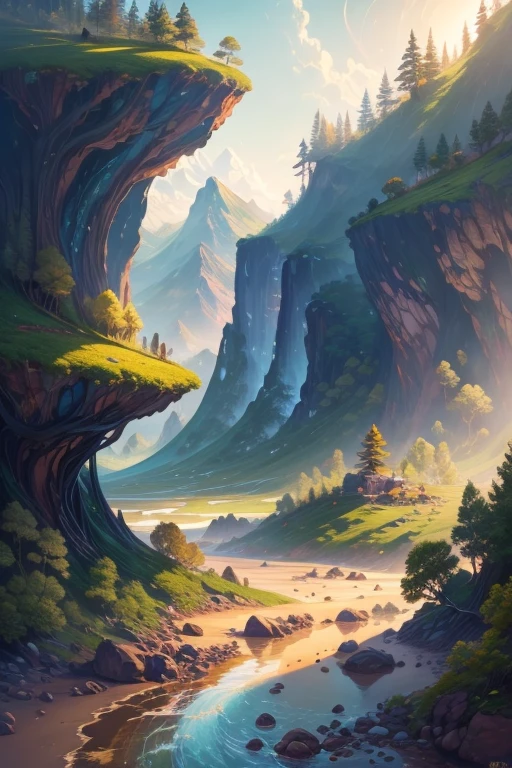 8K、landscape painting