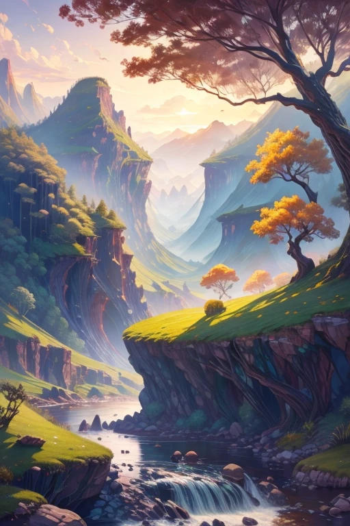 8K、landscape painting