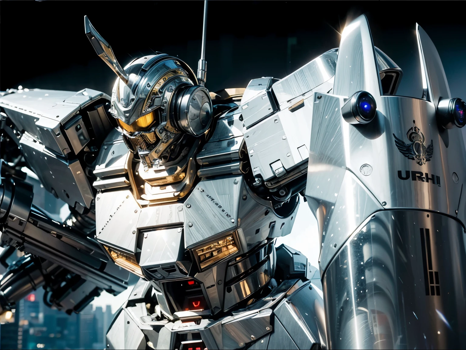 (masterpiece, best quality:1.2), (8k uhd, 16k, 32k, ultra high res),highly intricate details, ultra realistic details, real metal texture, (mechanical:1.3)
