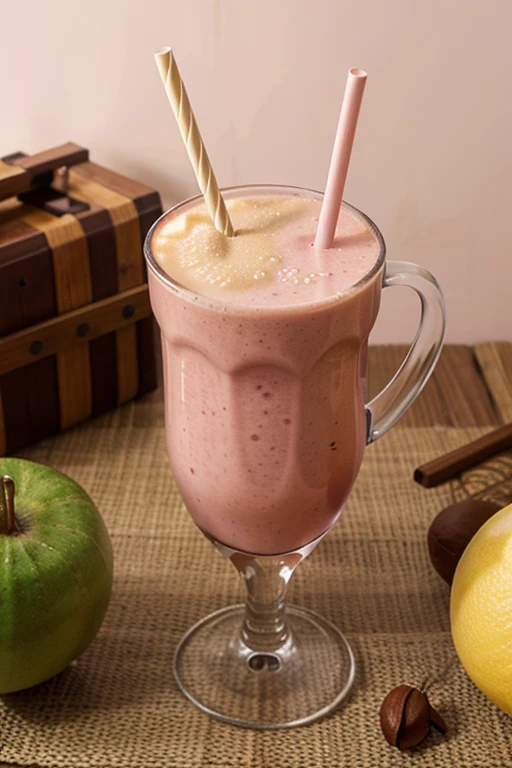 Smoothie de Manga, Coco e Espinafre