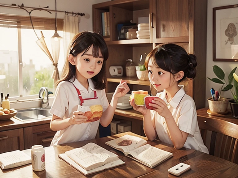 Pay attention to hygiene、Cherish Food、illustration