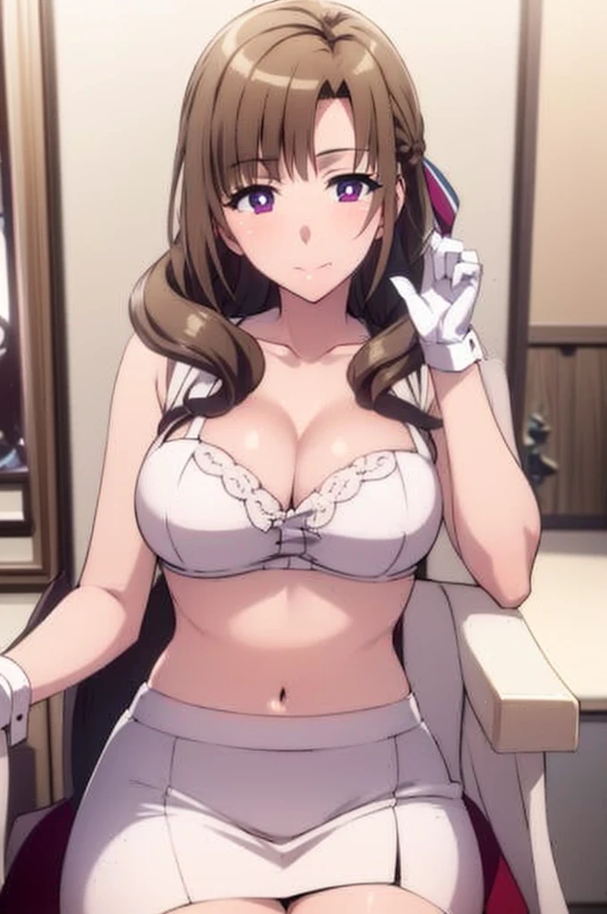 1Girl, Mamako Oosuki In the anime Okaasan Online, Very big breasts, Very detailed 