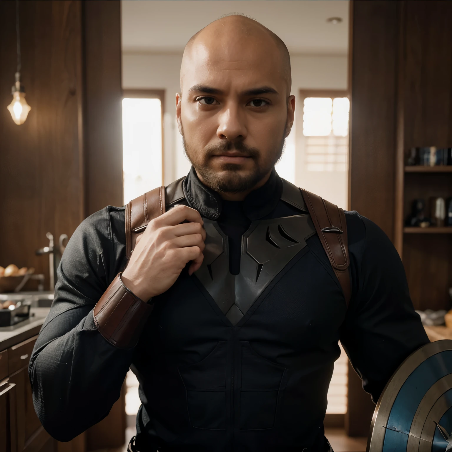 (Homem com cabelos ruivos longos) (estilo marvel)