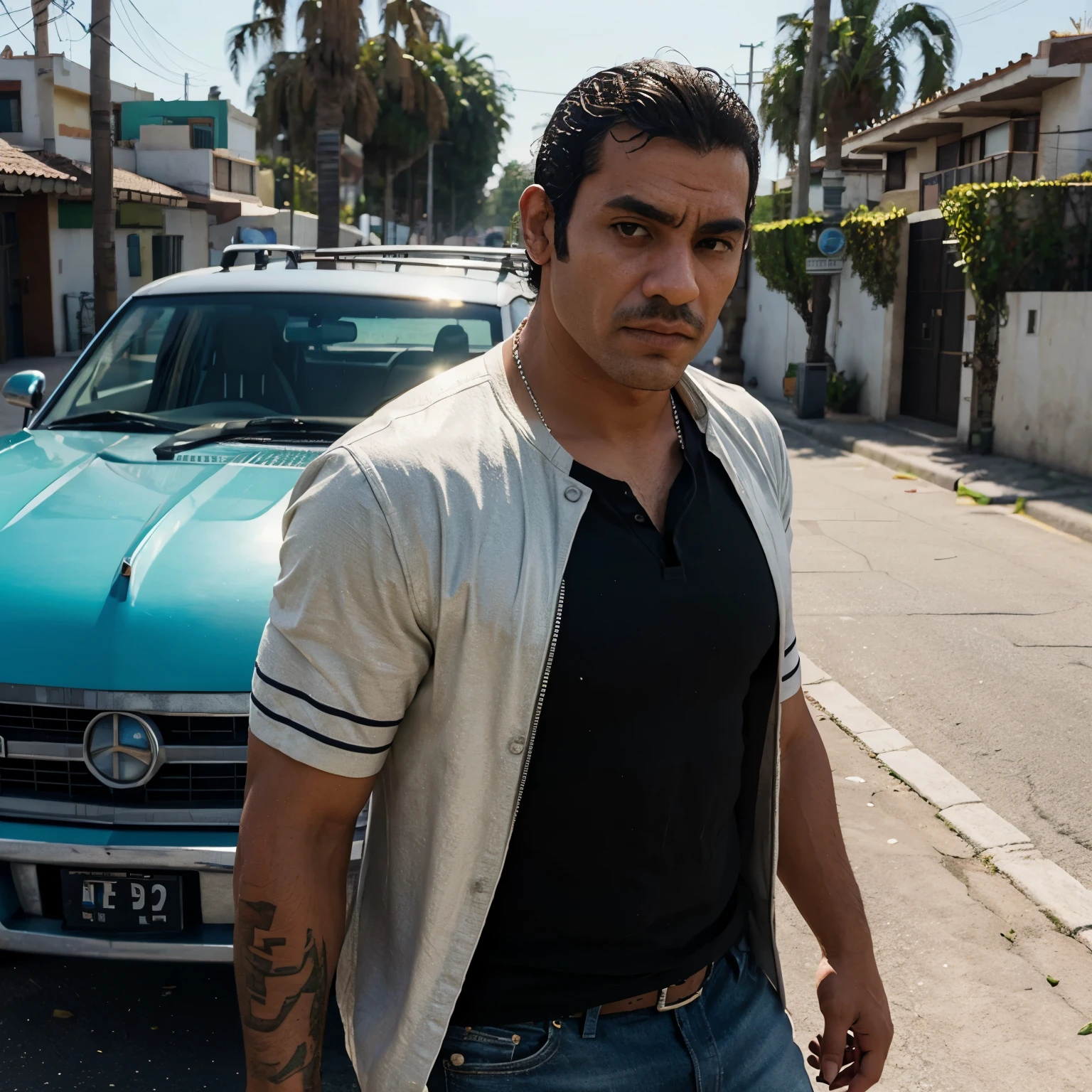 Homem mexicano. Estilo gta 5