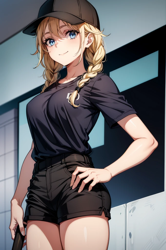 (high quality,Very detailed:1.37, High resolution), Woman, Serval Landau, jeans, large breasts, wetting herself, (standing:1.5), embarrassed, humiliation, (sweating:1.5), (blushing:1.5), Meticulous details, (extremely detailed eyes:1.37)