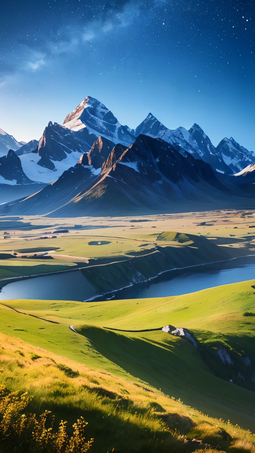 Logo, Amazing, 8K, Tabletop, Raw Photo, Amazing, Top Quality, High Quality, High Definition, Real, Ultra HD, Night, Wind, Story Poetry, Beauty of Mountains and Forests, Grasslands of the World, Silence and Beauty, Vast land, lakeside, amazing scenery, beautiful natural scenery