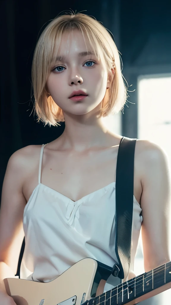 Realistic photos、Pay attention to the face of the cute idol high school girl、nsfw、NUDE、pussy focus、full body、seductive smile、1girl、(( t-shirt lift))、((((bottomless))))、((middle hair))、(((small breasts)))、(((squatting)))、[indian style]、[[[[stand]]]]、((arms behind head))、(((Nipples are visible)))、Completely naked、Nipples and pussy are visible、Blonde short hair、１８age、beautiful girl、Masterpiece、Detailed fingers、(((A deserted park at night)))、Wearing a white long coat