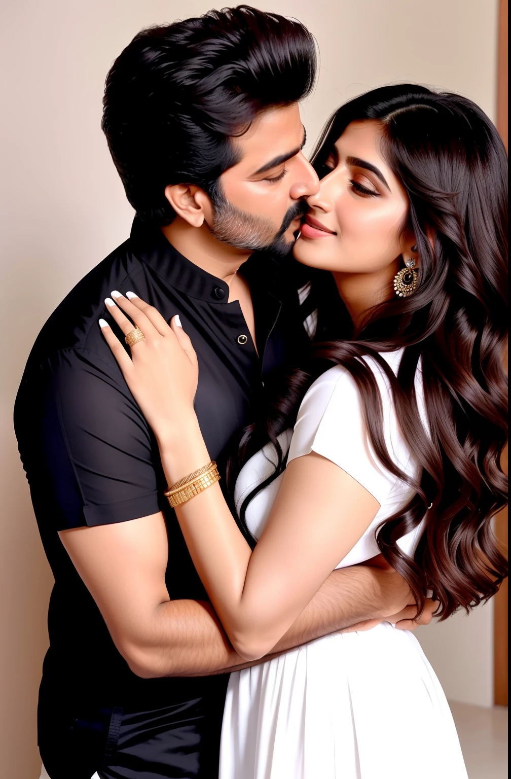 Father Anil Kapoor and Daughter Sonam Kapoor kiss each other (incest)
