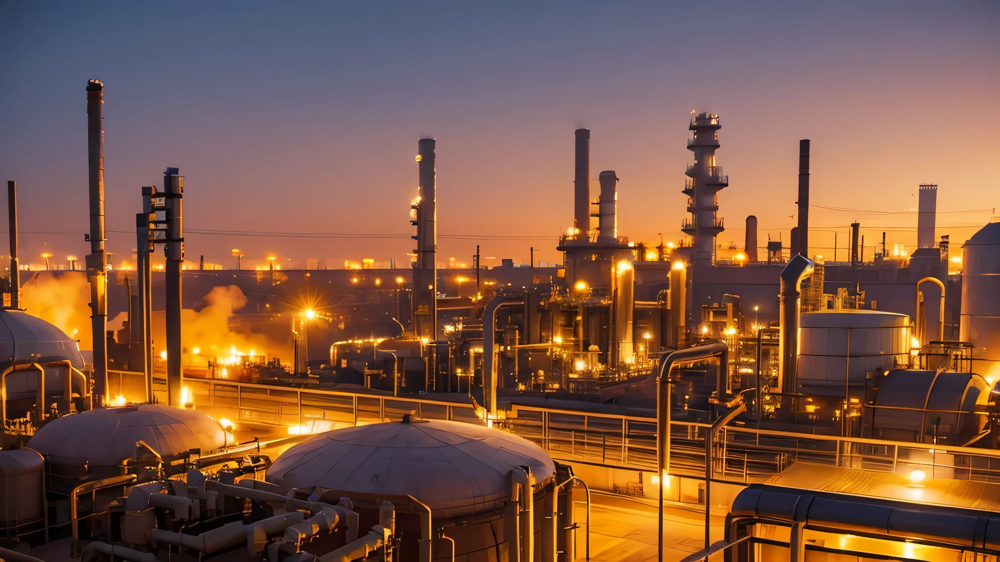 chemical industry,Warm colors