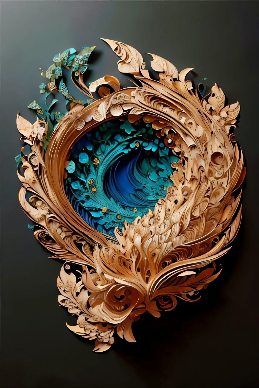 This paper quilled garden is a true masterpiece, showcasing the best quality of quilling artistry. It resembles a picturesque wonderland, with meandering paths that lead you through its enchanting beauty. The attention to detail in this creation is astounding, as every delicate rose and exotic orchid is meticulously formed with layers of intricately rolled paper. The hedges in this garden are a testament to the artist's skill, meticulously shaped with each quilled leaf adding depth and texture, creating a lifelike portrayal of nature's beauty. The overall composition is a stunning display of craftsmanship and creativity.