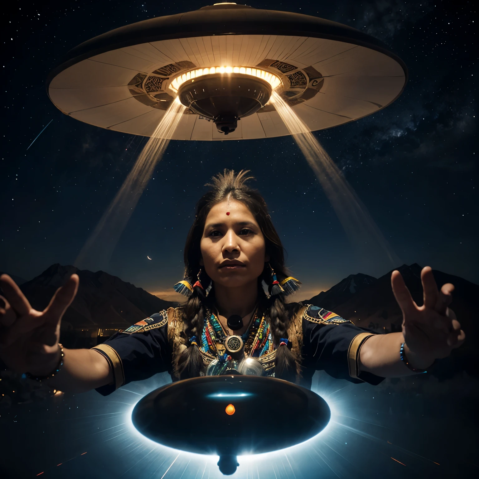 hopi tribe making contact with a flyingsaucer from sirius