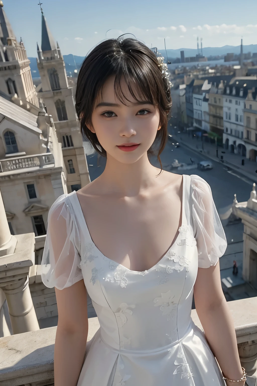 best quality, masterpiece, ultra high res,a white dress girl Surrounded by moonflowers with many white flowers <lora:nwsjmajic-05:0.8>