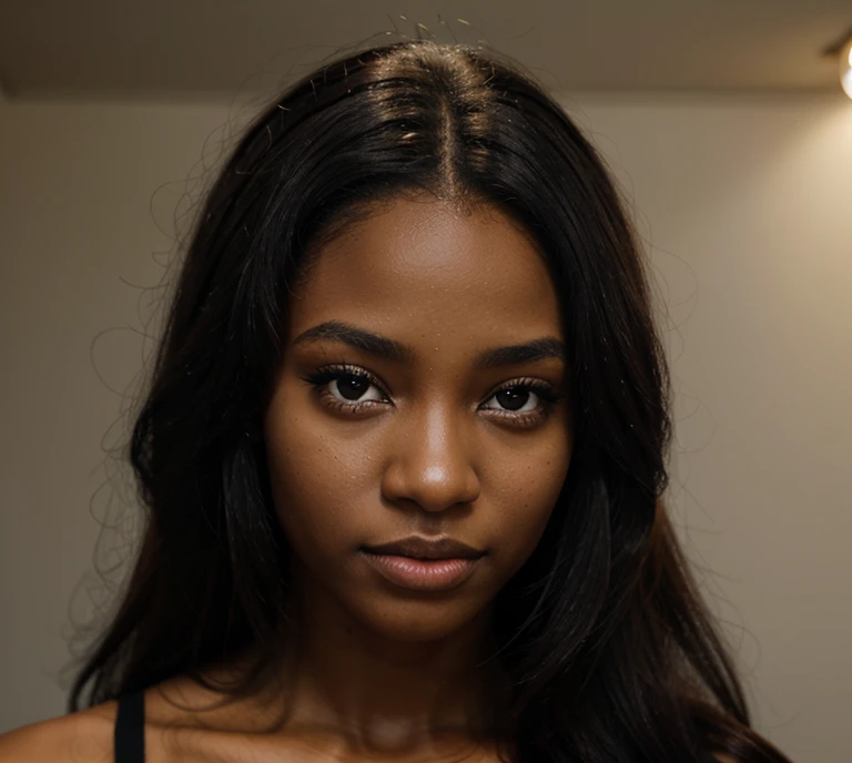 A very beautiful black girl, de 23 ans yeux noir