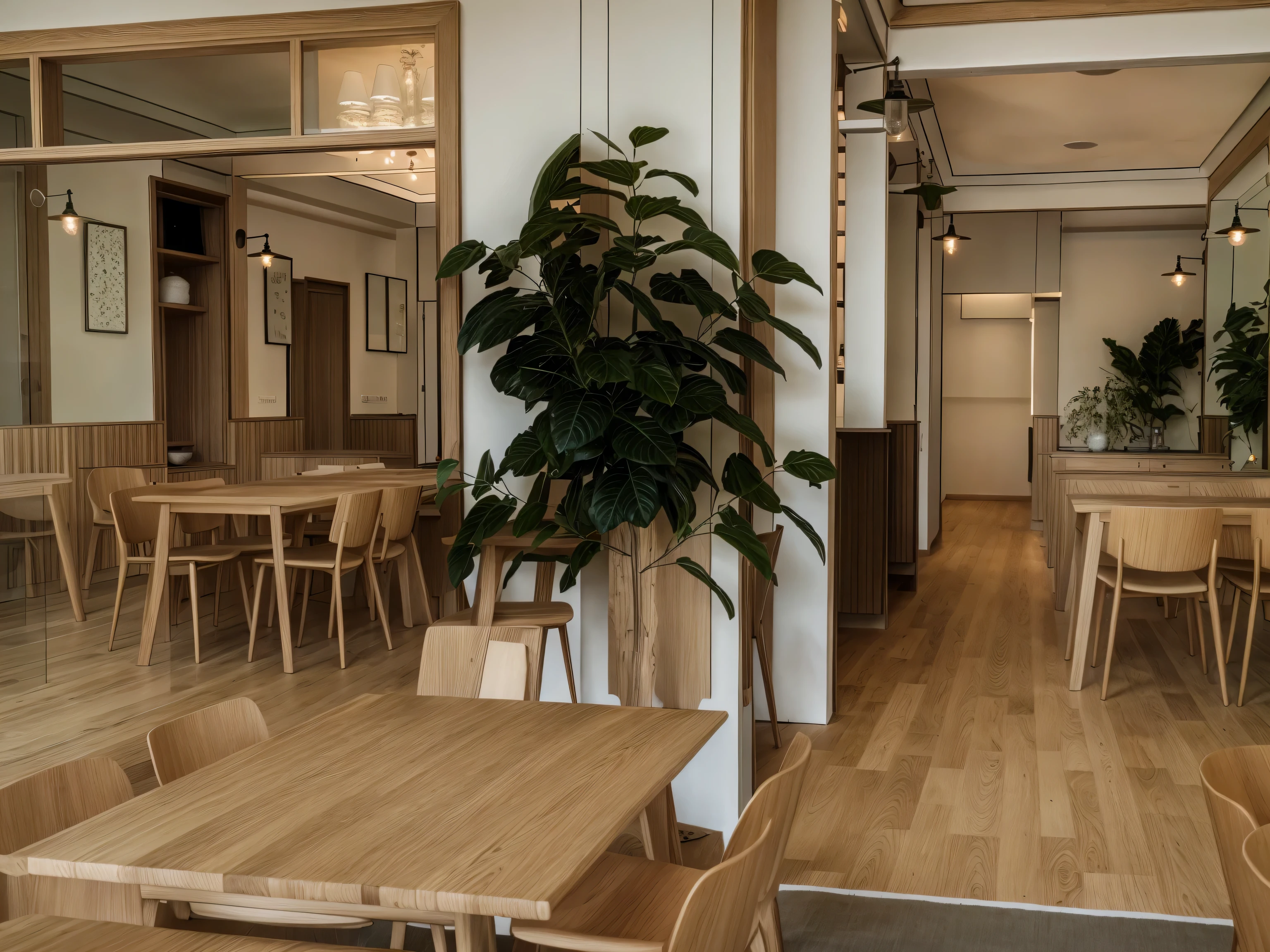 kitchen interior, modern style, oak wood cabinet, neutral color scheme, beautiful lighting, (realistic:1.2), Raw photo,Masterpiece, high quality, best quality, authentic, super detail,