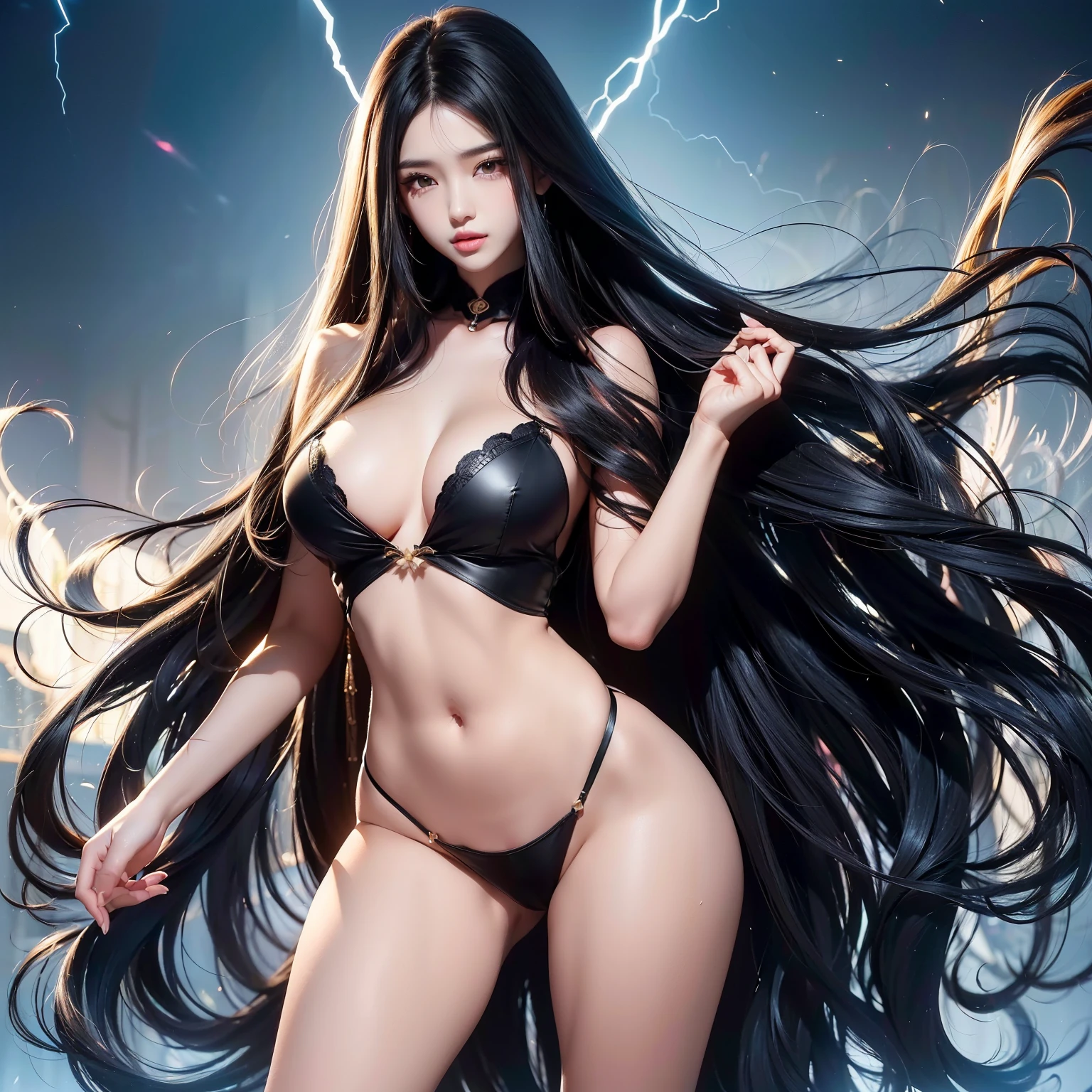 (best image quality、highest quality、highest resolution、hyper-realistic photos、full body photo、masterpiece、16ｋ、）1 girl、Amazingly long black hair is super beautiful、hair length about 3 meters、white underwear or naked、Hide your whole body with straight black hair、very beautiful face、Beautiful well-groomed black hair、very large amount of hair、Super long black hair that emphasizes her feminine sexiness、slim body shape、shiny beautiful hair、bright lighting、professional lighting、World long hair contest winner、full body real photo、head to toe photo、Photographed from approximately 4 meters away、super real、both hands、2 feet、longest black hair in the world、My hair is heavy and I&#39;m tired、hair longer than rapunzel、very large amount of hair、She has very long black hair that covers her entire body.、Hair that is shampooed every day is very beautiful、My hair smells like rosey very long black hair is what makes me sexy.、My charm is my long black hair.、Long black hair is a symbol of beauty、My pride is very long black hair、This long hair length and volume is admired all over the world、Very long black hair spread out in a fan shape、backwards、sleep on your stomach、Smooth black hair flowing from shoulders to floor、I have a ridiculous amount of hair、My hair is so thick、Cover the entire bed with hair、hide your hands with your long hair、hide your fingers with long hair、A raging storm of black hair that seems to be spilling out of the screen、