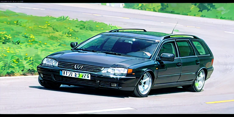 Volkswagen preta arafada dirigindo por uma estrada com um cachorro no banco do passageiro, audi a4 b6 avant (2002), final dos anos 2000, Touareg, linha, muito triste c 12.0, 2263539546], 1996), em 2002