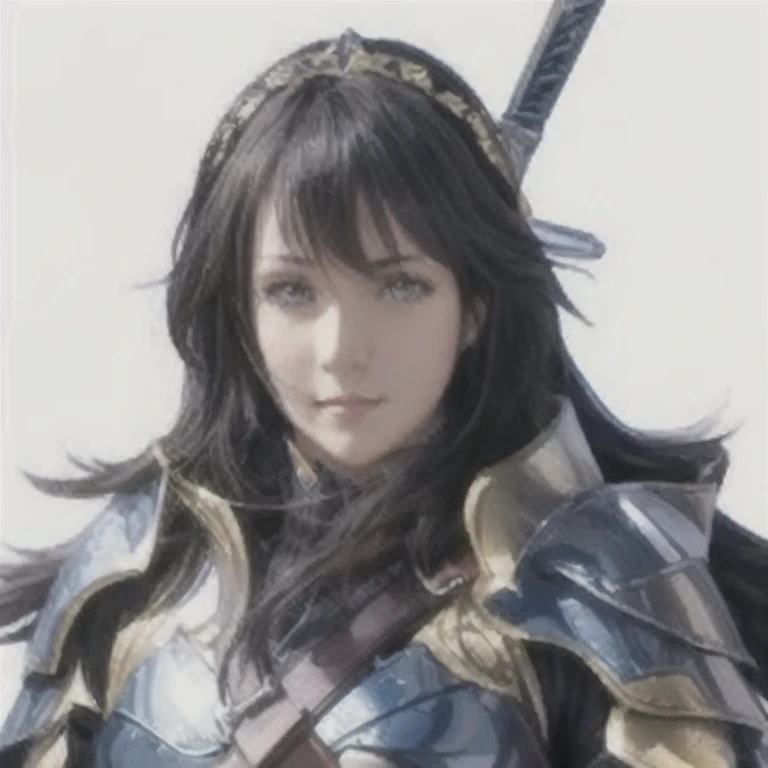 Arafed woman in armor with a sword and a helmet, gorgeous weiblicher Paladin, Portrait Knight of the Zodiac Girl, masayoshi suto and artgerm, Zenra Taliyah, Lucina aus Fire Emblem, portrait of weiblicher Paladin, picture of weiblicher Paladin, Natalie aus epischer Kampffantasie, portrait knight female, Armor Girl, weiblicher Paladin, Cosplayer