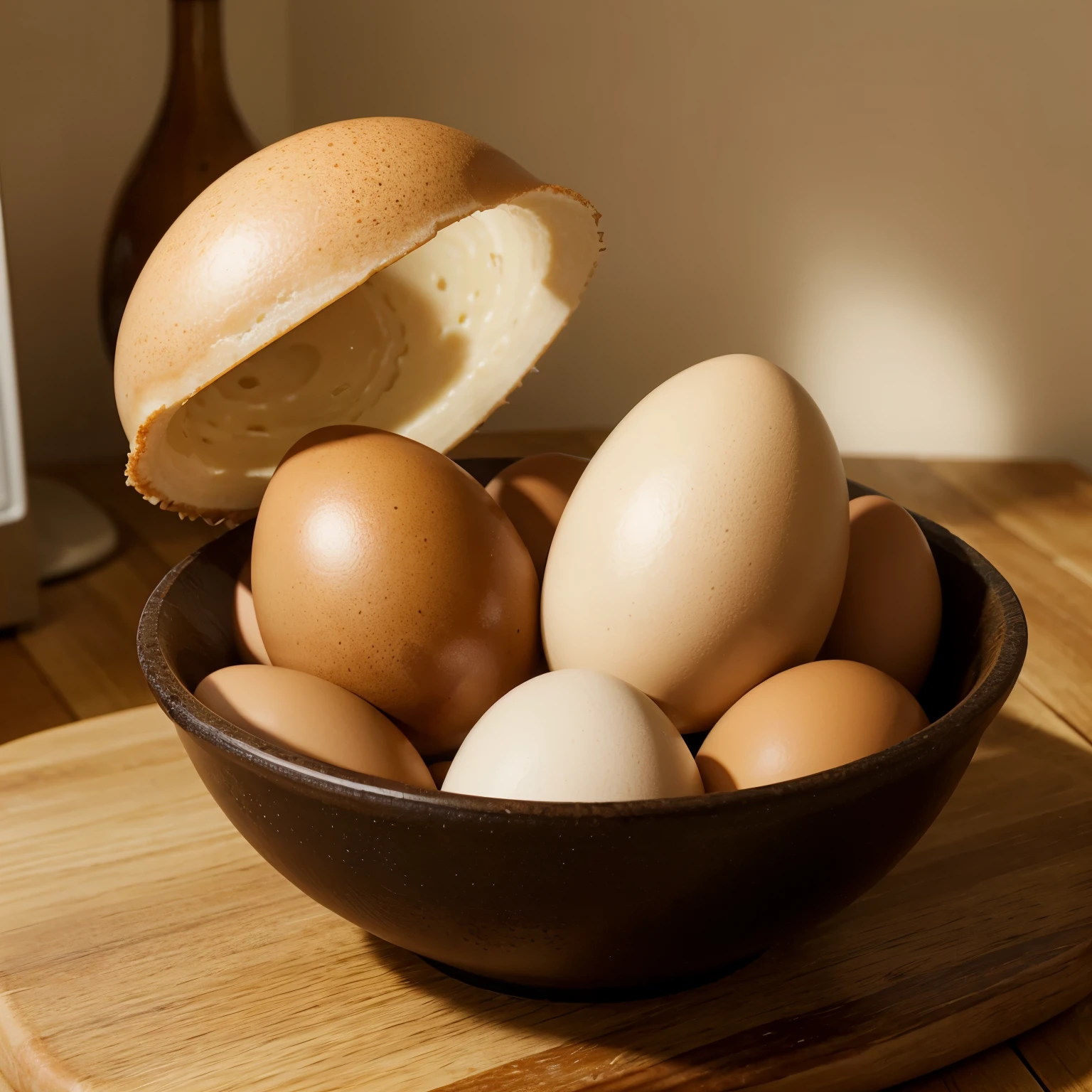 I need to design a product promotional image for organic eggs,Need to show that organic eggs are nutritious,Can make delicious dishes