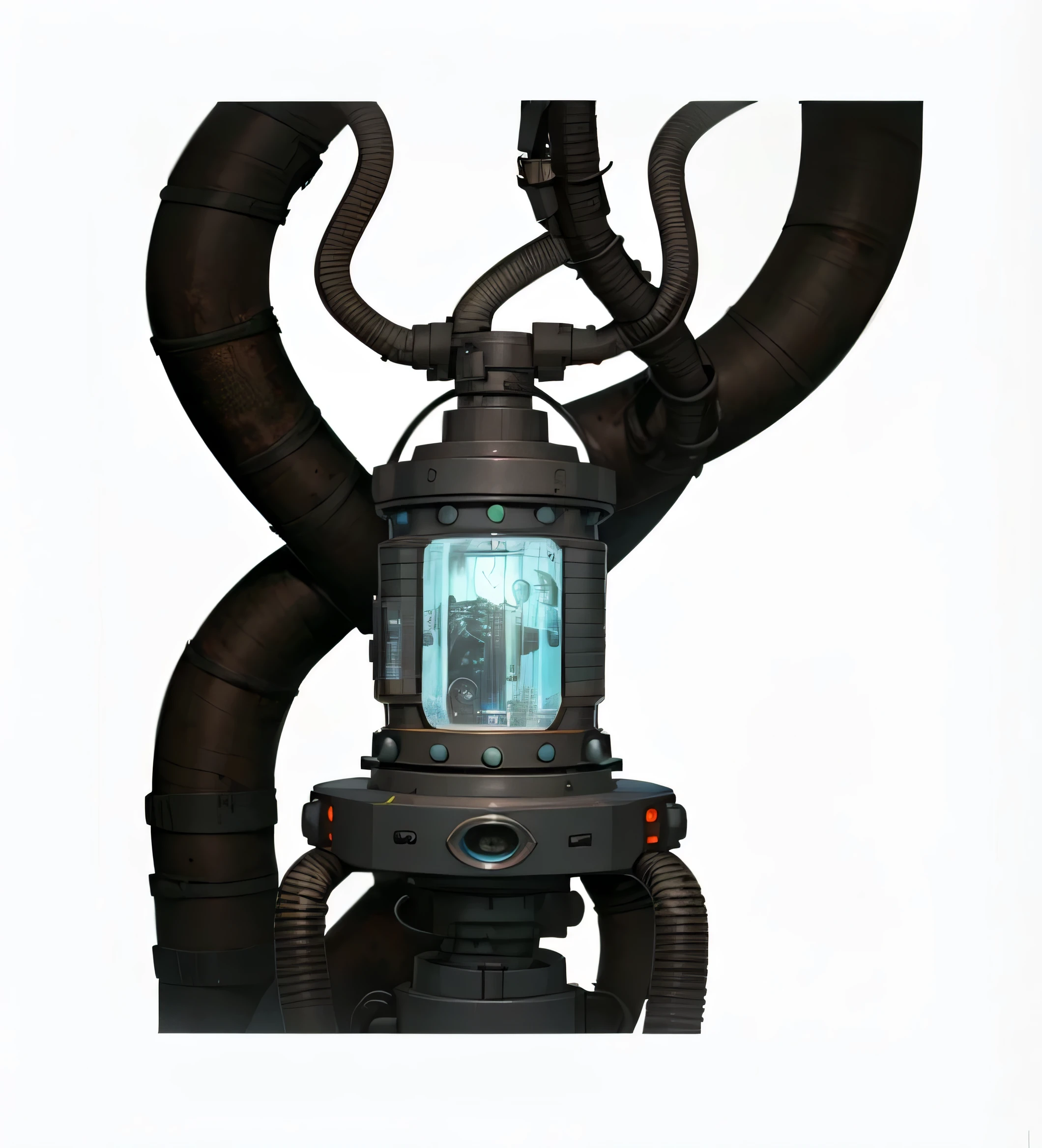 there is a lantern that is in a tree, arte conceitual | Dison, Portrait of a cyberpunk machine, Bender, criatura tubular, portal game 9 4 4 9 9 valve, retrato completo do eletromante, cybernetic implant, science fiction sword, futuristic gas mask, Bender from futurama, beautiful elaborate epic robot, anthropomorphic machine, Intricate and complex wiring and connections