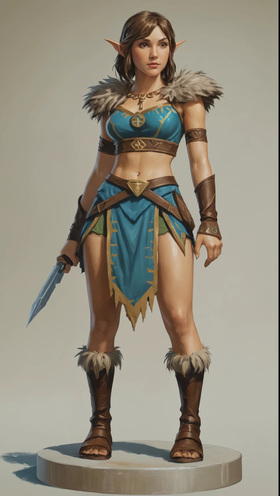(1 beautiful girl,mages),Full body like,Stone Age,Primitive barbarian style,highly details eye, Stoic barbarians with visible pupils, (Blue scale dress,Fin ears,Beautiful mage),long leges,Skins,Primitive barbarian style,highly detailed eye、detailized face,Full body standing painting,white backgrounid,tmasterpiece,best qualtiy,Best resolution,8K