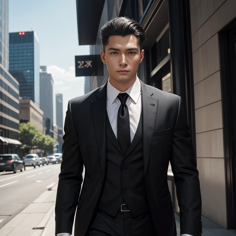 Create a Ra with suit, realistic, 8D --auto