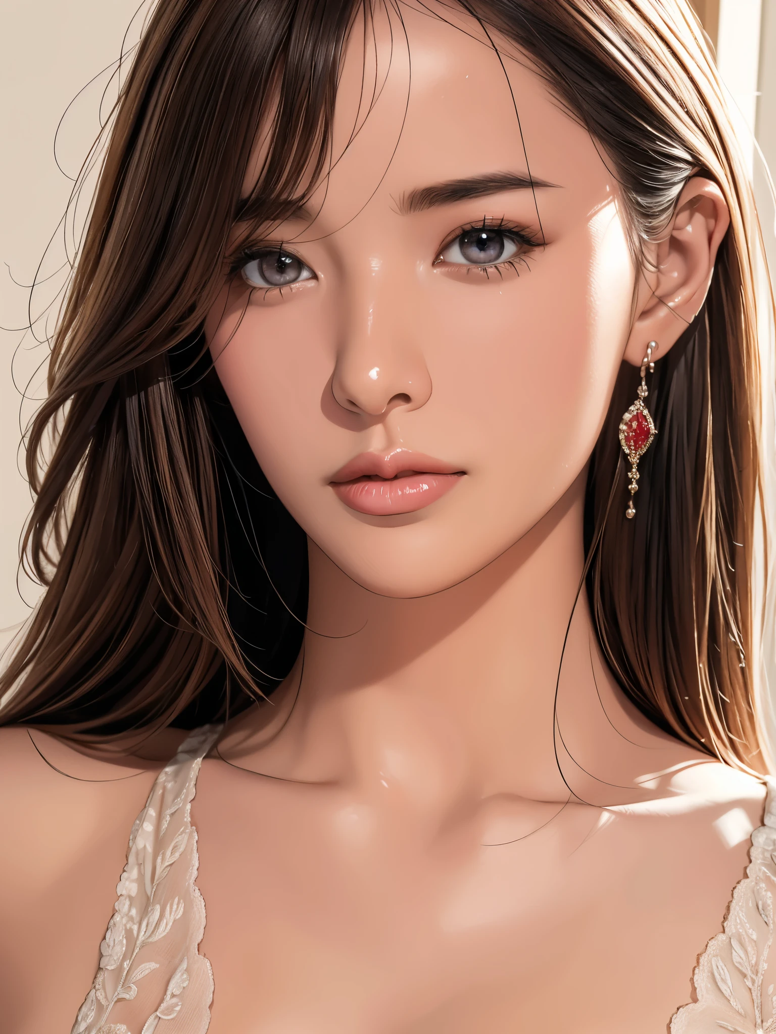 (8K, highest quality, masterpiece:1.2), (realistic, photo-realistic:1.37), highest quality, masterpiece, sense of oneness, smooth and beautiful, incredible details, amazing, small details, masterpiece, highest quality, official art, large files, very detailed, High resolution, very detailed, Details of a beautiful girl, very detailed eyes and face, detailed and beautiful eyes, bright face, make your nose red,