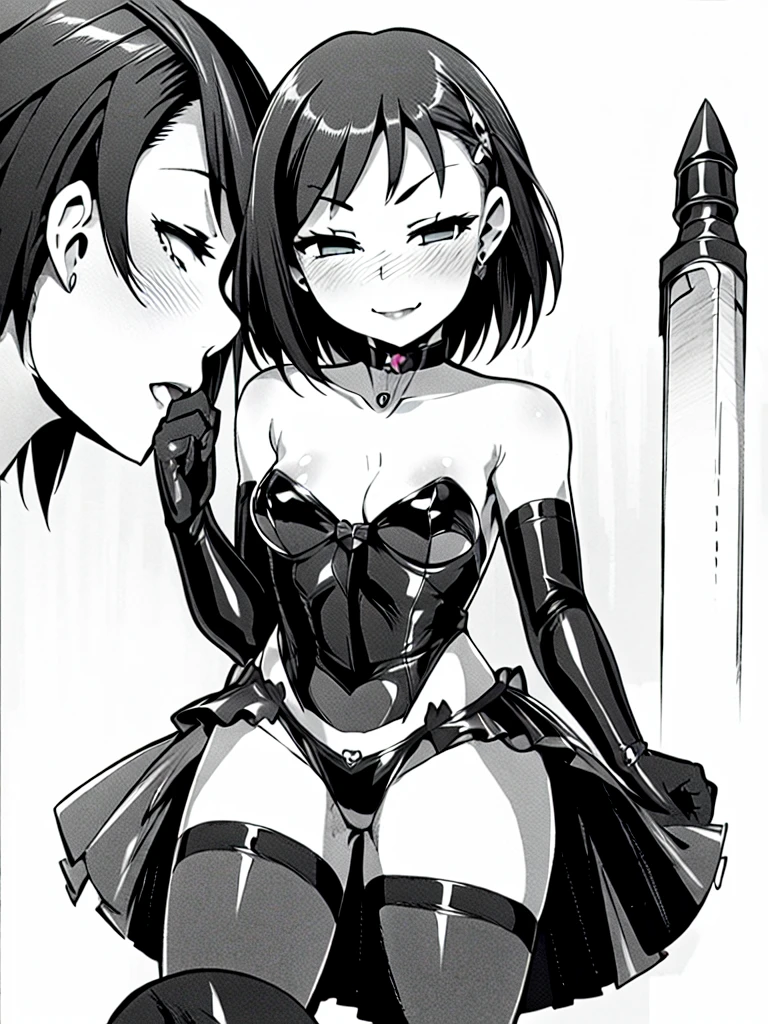 masterpiece, best quality, high quality, absurdres, illustration, film grain, chromatic aberration, dramatic lighting, (high resolution, masterpiece, ultra best quality, insanely amazing hyper fine extremely detailed, official:1.4),evil fall, corruption, resident evil, ((30yr old)), 1girls, evil horny milf jill valentine is a evil magical girl, mature_female, curvy, voluptuous, chubby, big breast, short hair, brown hair, hair_ornament, bow, jewelry, police uniforme, choker, collarbone, frills, blue dress, frilled_dress, black_gloves, skirt, boots, short hair, brown hair, spiral heart moon rod, holding_weapon, looking at viewer, full body, Full HD, 4K. magical girl art , magical girl style, magical girl illustration,