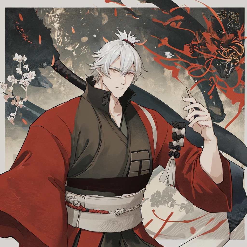 A man in samurai clothes