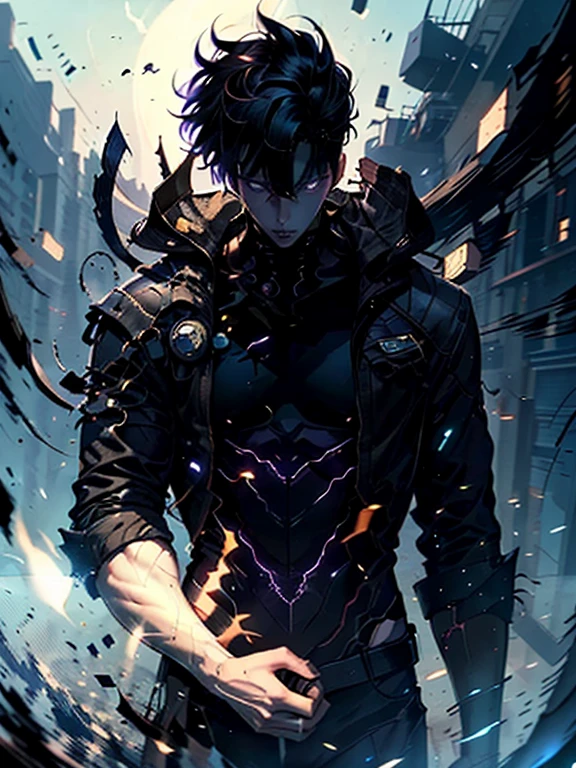 ANIME, In this powerful portrayal, a muscular man, a young boy at this side exudes an undeniable sex appeal. The man's chiseled physique is accentuated by his fitted black suit, which hints at the strength and discipline beneath. His jet-black hair is slicked back, highlighting his striking purple eyes that seem to radiate intensity and passion. The boy, who shares a similar hair and eye color, stands confidently beside him, reflecting the man's undeniable charm and charisma. As they pose together in a dimly lit, upscale setting, the man's protective presence and the boy's curious gaze create an intimate atmosphere. The refined elegance of their surroundings highlights the man's well-trained demeanor and sophistication, while his bulging muscles hint at a primal energy waiting to be unleashed. This provocative portrayal of a man and a boy embodies the perfect balance of power, elegance, and sensuality, leaving the viewer captivated by their enigmatic allure and undeniable chemistry.