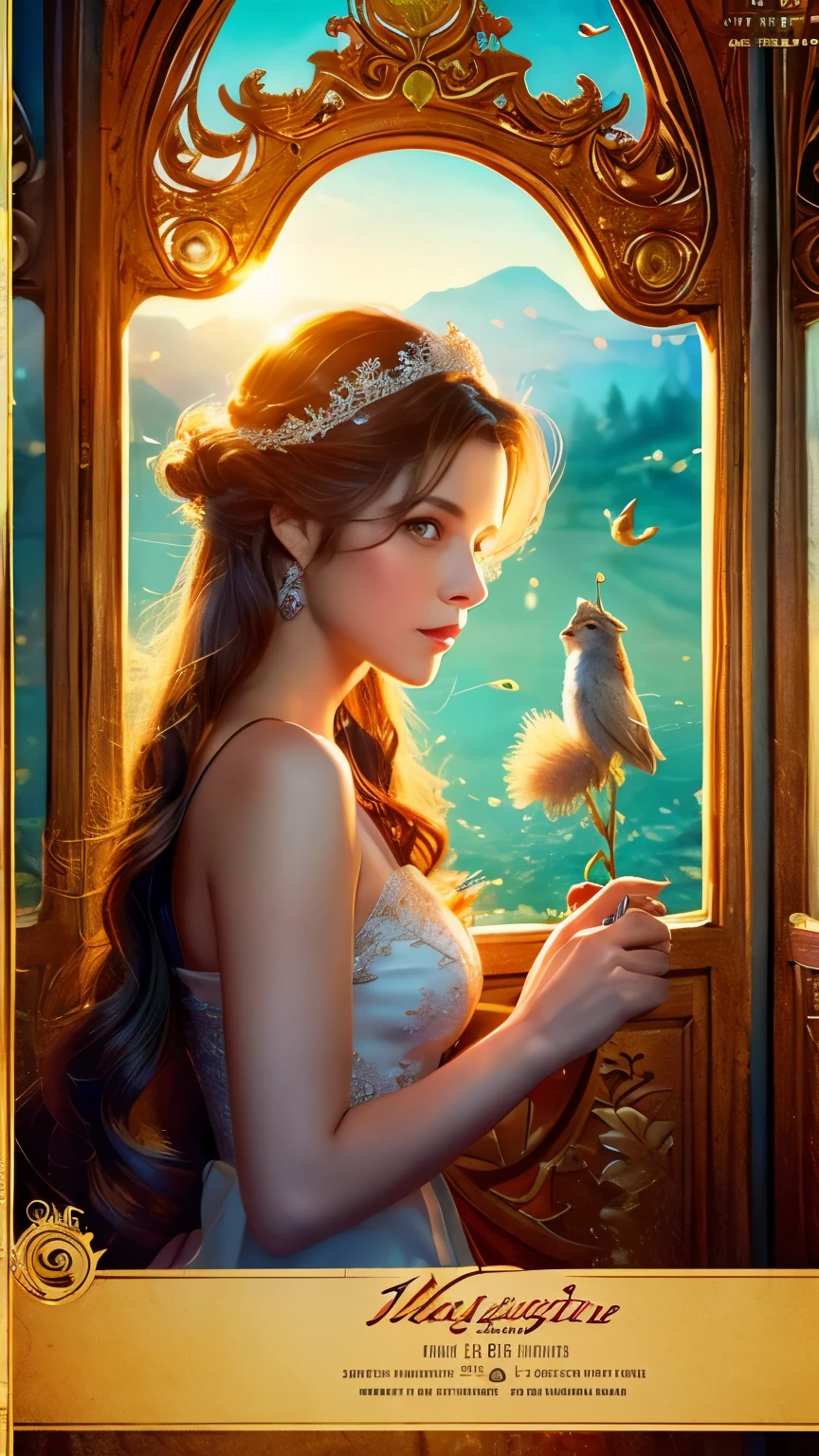 art：Vladimir Volegov,virgin,デジタルart 8k,jean baptiste monge style, bright, beautiful,splash, Sparkling , cute and adorable,filigree , rim lighting, light, very ,  magic, surreal, fantasy, デジタルart, , WLOP, artジャームとジェームス・ジーン, , SF, Complex artwork masterpiece, Unlucky, matte paint movie poster, golden ratio, Trending on CGsociety, Complex, amazing,Trending with ArtStation