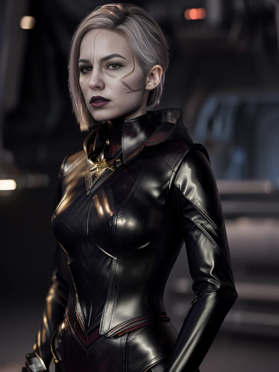 NightsisterMerrin, realistic, 1girl, best quality, dynamic lighting, highly detailed, 8k, science fiction, looking at viewer, pale skin latex
