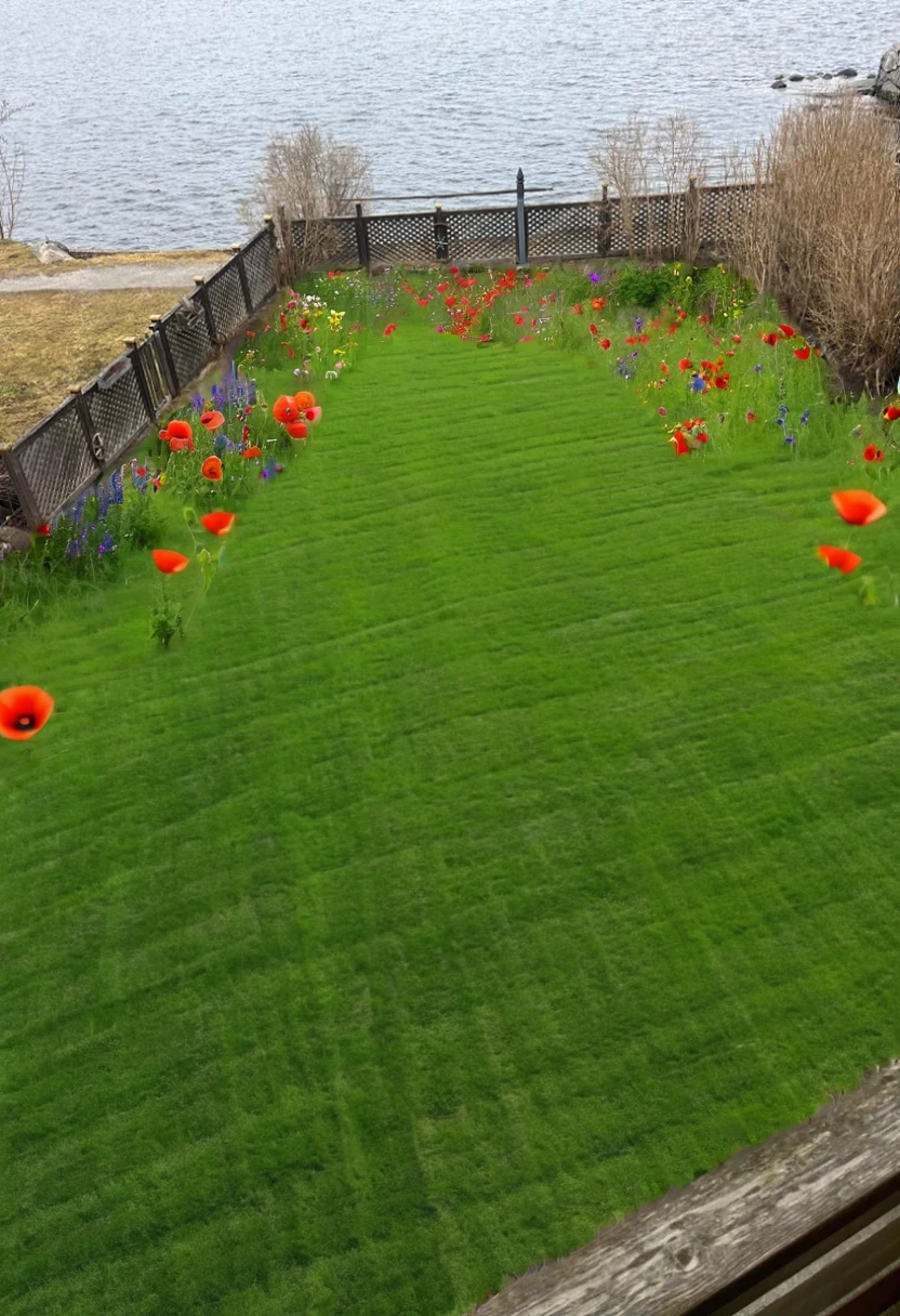 ((wildflower meadow)), (wildflowers), poppy