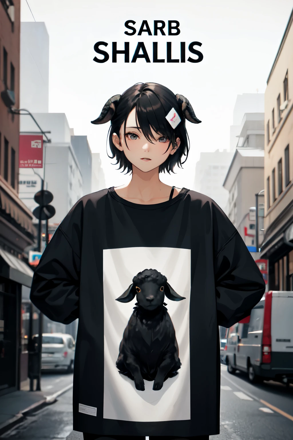 a slogan for a clothing brand based on a black sheep