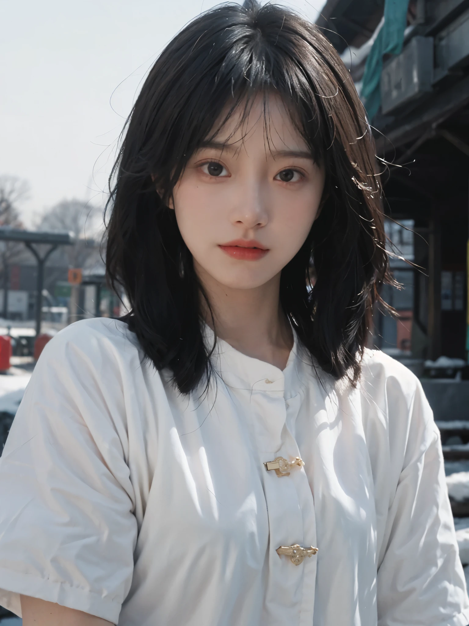 best quality， ultra high resolution， White background，（Upper body：1.4）（realistically：1.4）， 2个girl，（medium shot：1.4 gold），short sleeves，Lovely，atmosphere，twin，A pair of eyes as clear as snow,Royal sister，girl，looking at the audience， close up ，