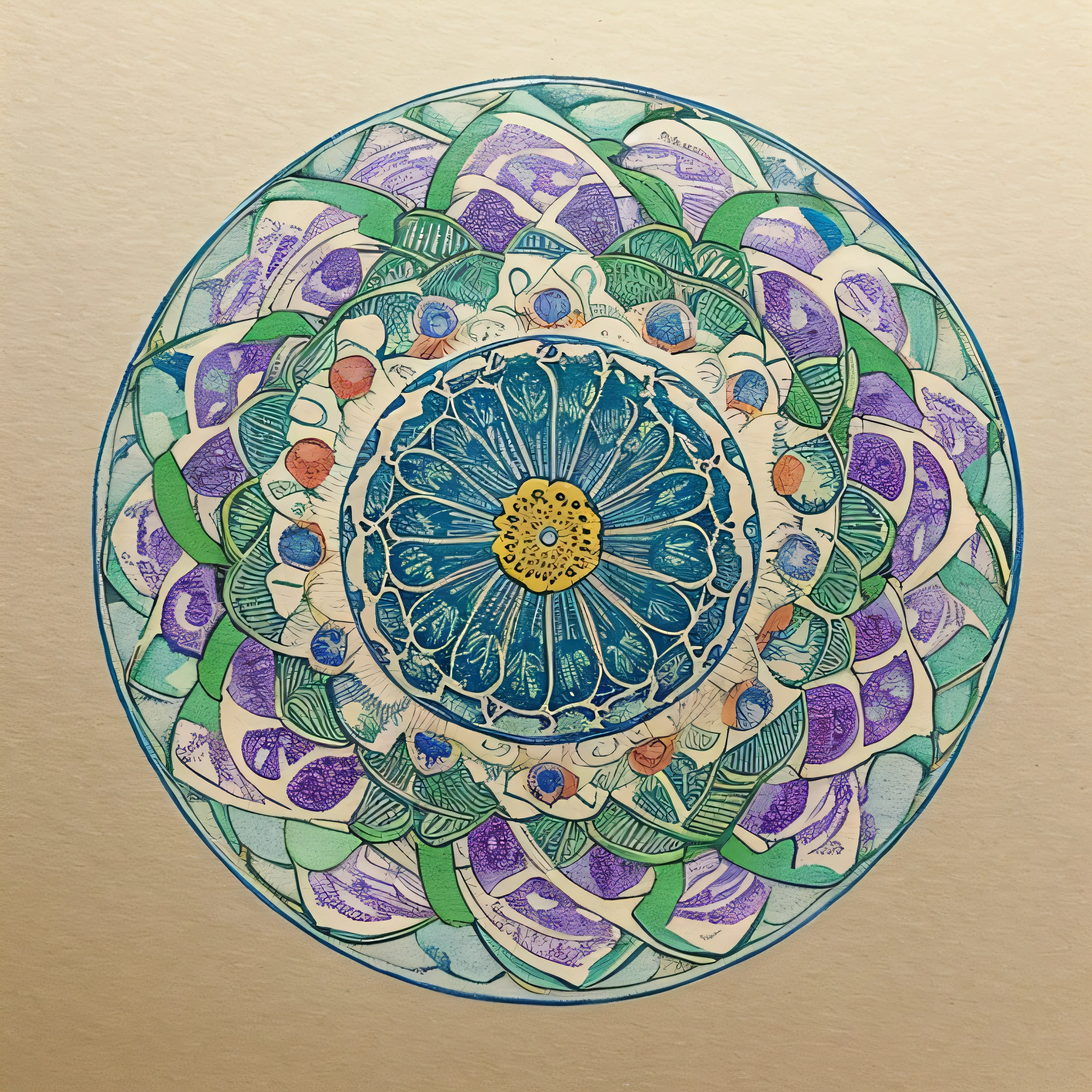 Take your art to the next level with this prompt that combines the concept of repetition with the mesmerizing beauty of botanical mandalas. With a focus on stylistic rendering and intricate details, this prompt will challenge you to create a series of mandalas that are visually descriptive and diverse. Drawing inspiration from the works of Piet Mondrian and the delicate intricacies of old Japanese woodblock prints, this prompt will push you to create something truly unique and captivating.