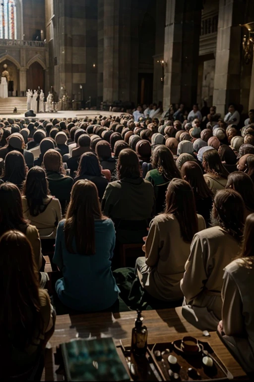 high definition image that depicts the mission of Christ's 70 disciples as described in the gospels. The scene should capture the atmosphere of the time, with accurate historical elements and a sense of serenity and purpose.
