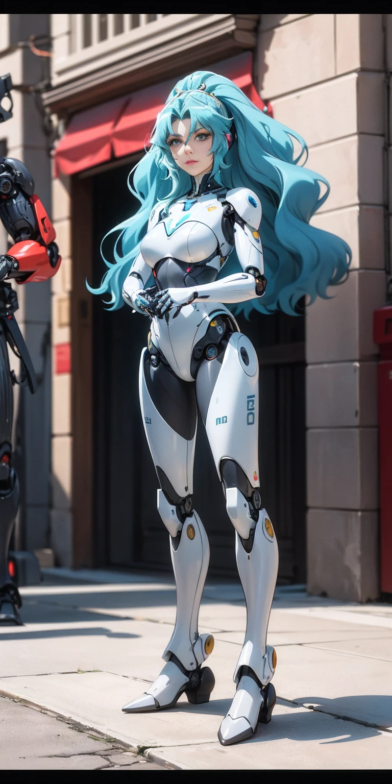 There is a woman in a robot suit posing next to an ancient building, Beautiful white girl half cyborg, Cute cyborg girl, Beautiful girl cyborg, Perfect Robot Girl, Cyborg girl, Young cyborg grady, Beautiful Female Robot, Beautiful robot woman, cyborg girl, perfect cyborg female, porcelain cyborg, Female robot, Beautiful cyborg images