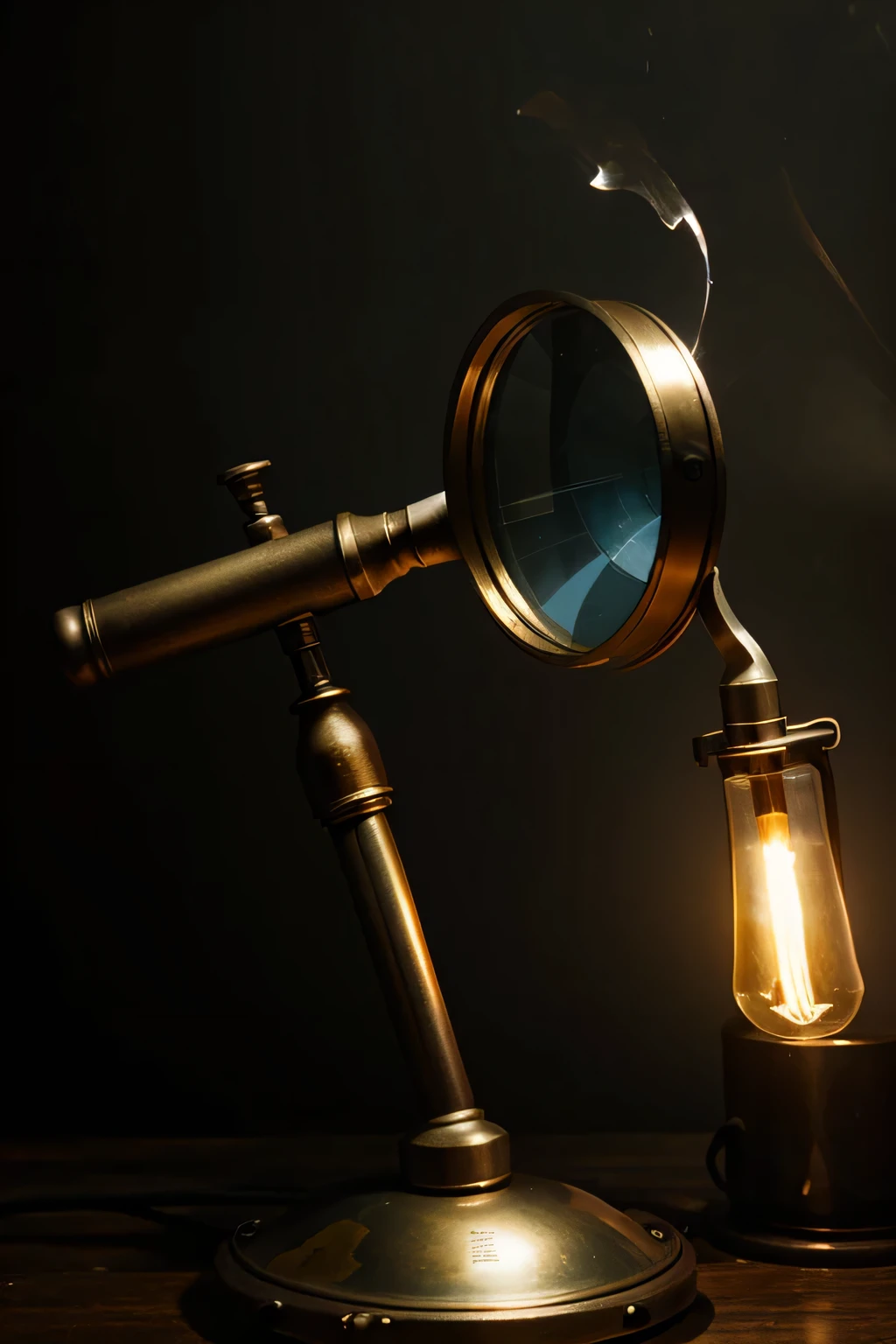 magnifying glass, steam punk, steamp punk magnifying glass, retro