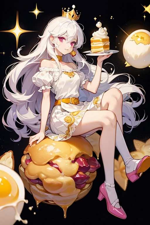 Female body prime、whipped cream、fruit、pussy_parfait