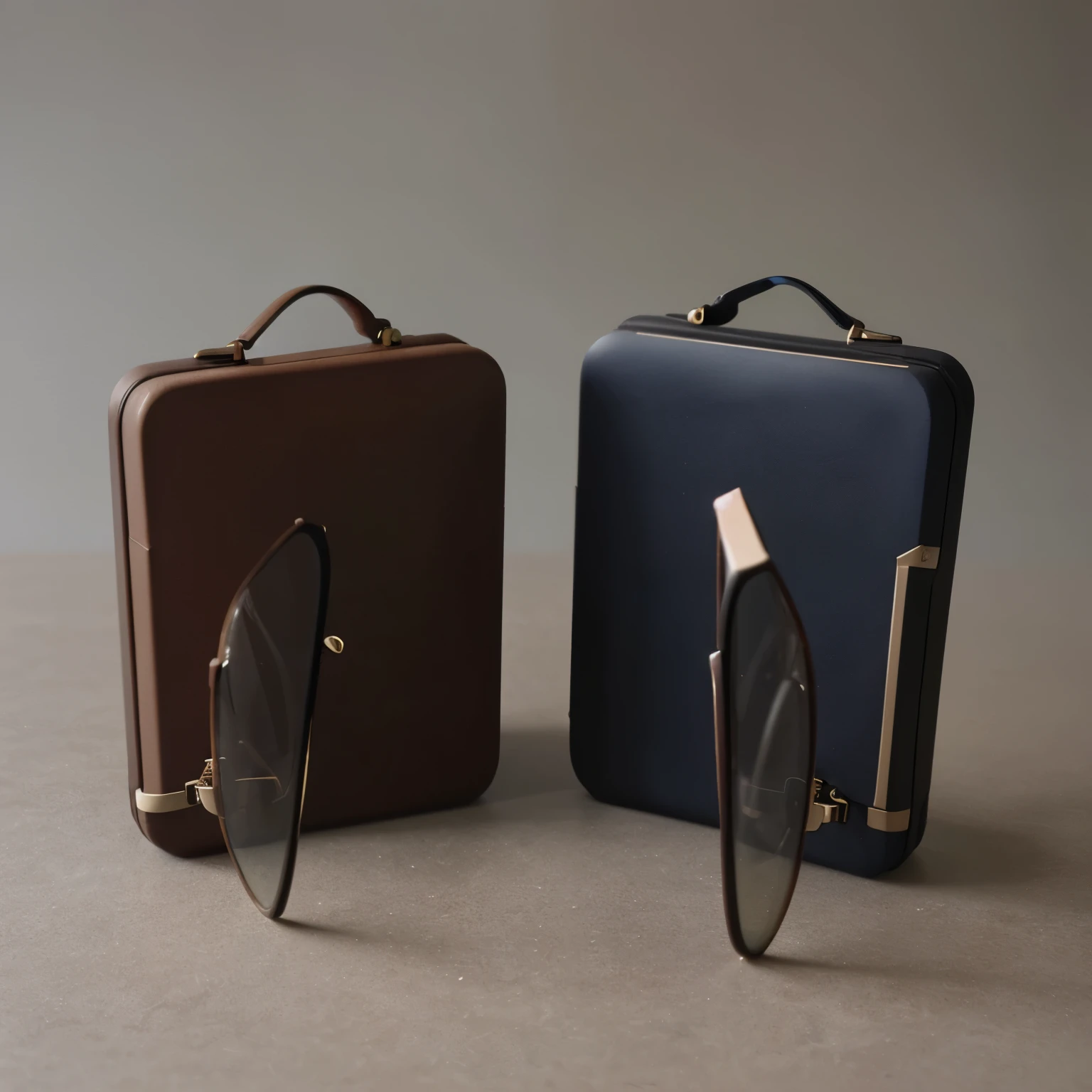 1 pair of glasses with case