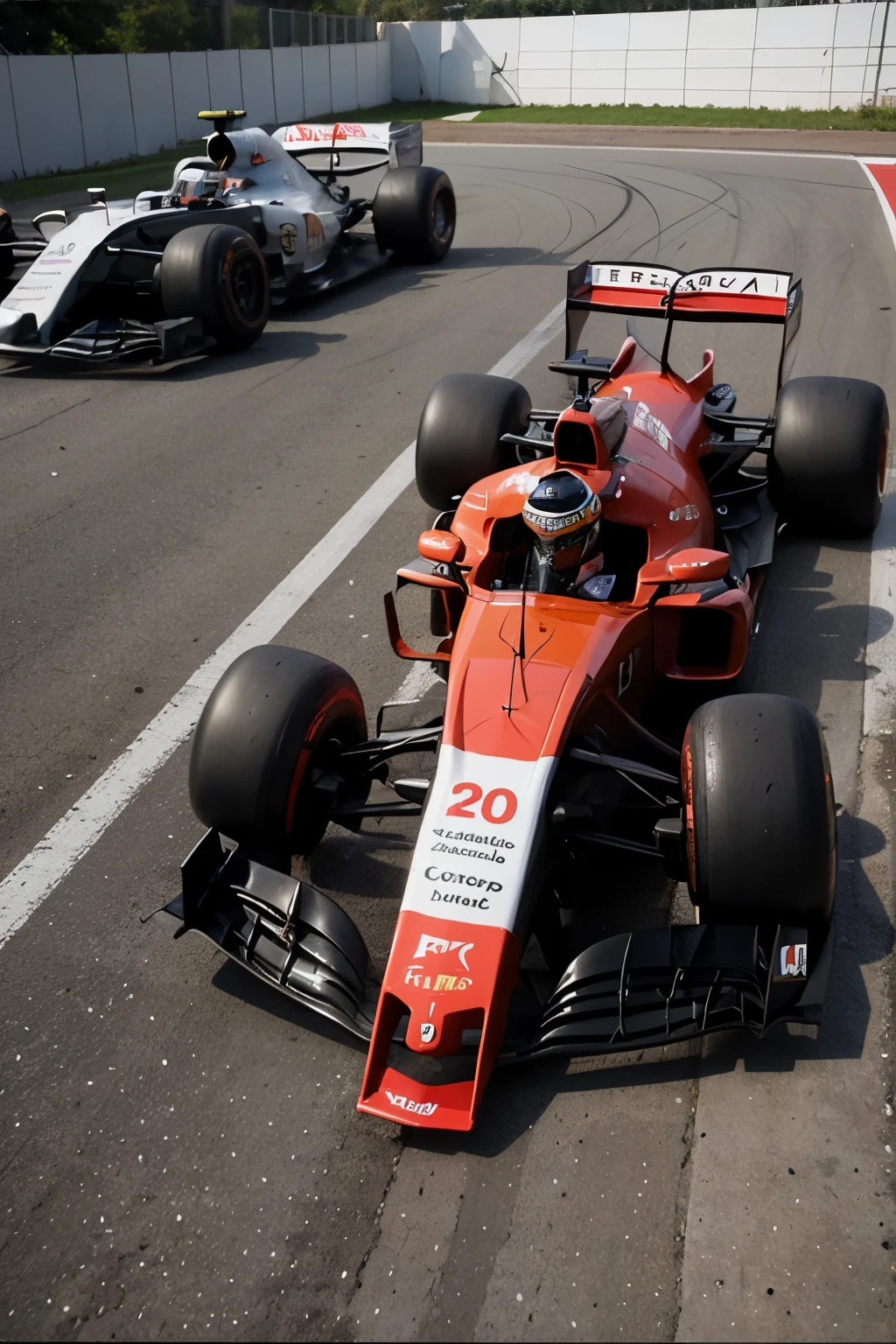 creame un carro de f1 en pixeles